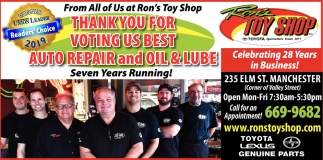 Featured image of post Rons Toy Shop Our experience with toyota and lexus car and truck repair service dates back to 1974